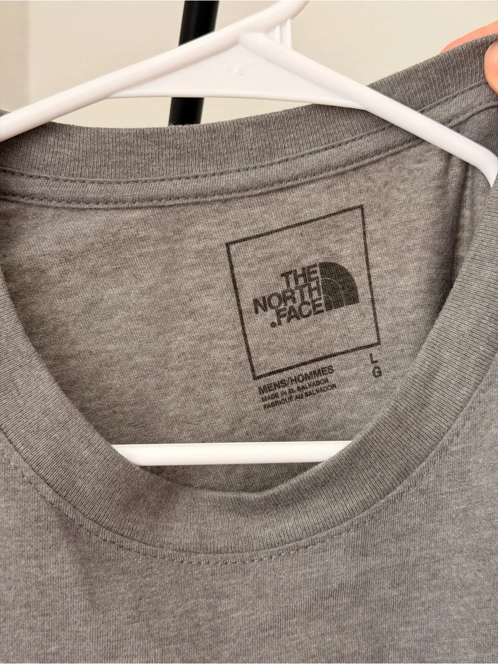 The North Face Men’s Gray Logo T‑Shirt